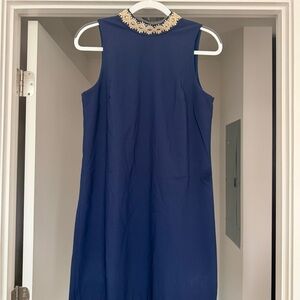 Lily Pulitzer Elegant Navy Blue Sleeveless Dress